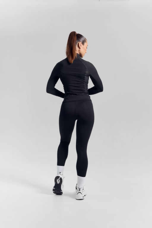 Рашгард Basic Black черный с длинным рукавом
