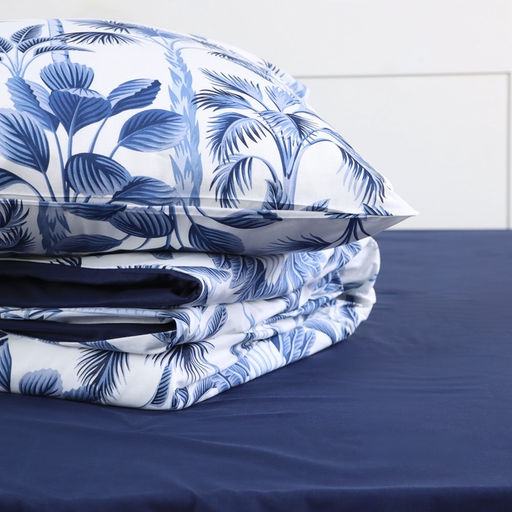 Постельное бельё Этель Дуэт Palmetto 143*215 см-2 шт., 220*240 см, 70*70 см-2 шт, поплин 125 г/м2, хл 100%  фото 3