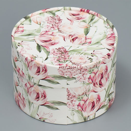 Коробка подарочная, упаковка, Цветы, 13?8.5 см