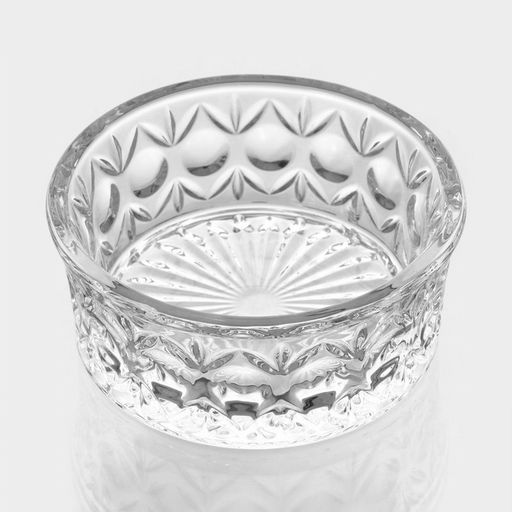 Сахарница «Круги», 250 мл, 10.5×10.5 см, с крышкой, стекло