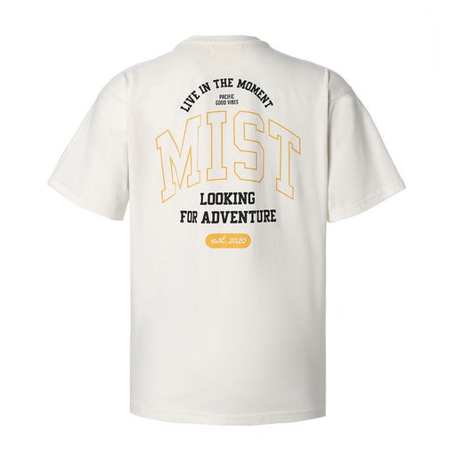 Футболка женская Mist Old School, размер 42, молочная