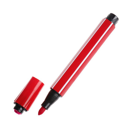 Фломастеры 6 цветов «Полоски», толстые, в блистерной упаковке, вентилируемый колпачок