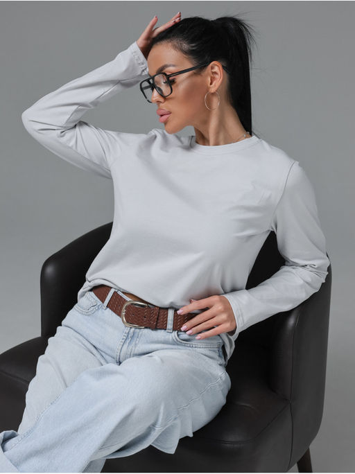 Лонгслив "Классик" Серый