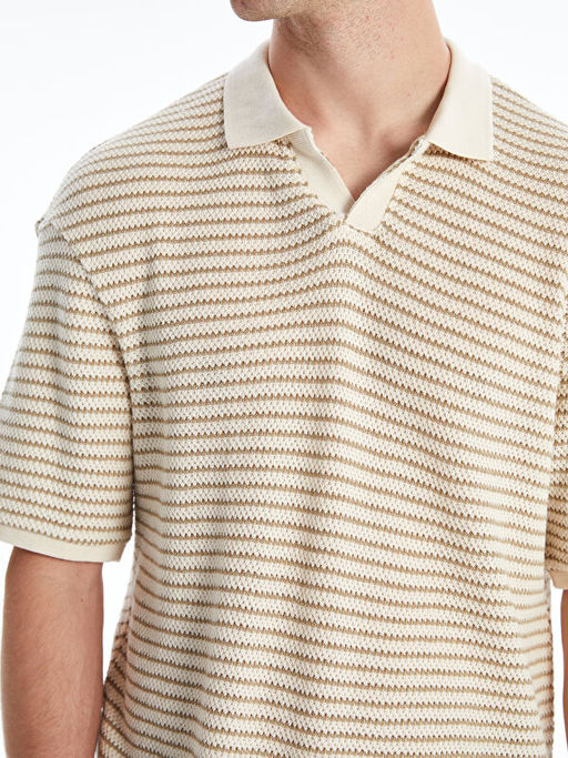 Polo Yaka ?izgili Erkek Ti??rt