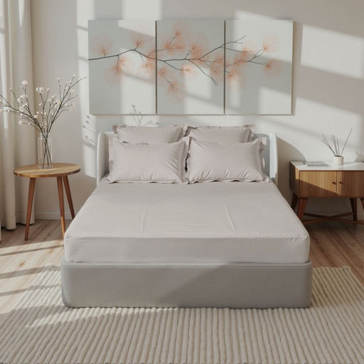 Простыня 1.5 спальная Этель Ivory, 160?235 см, хлопок 100%, перкаль (300 нитей) фото 5