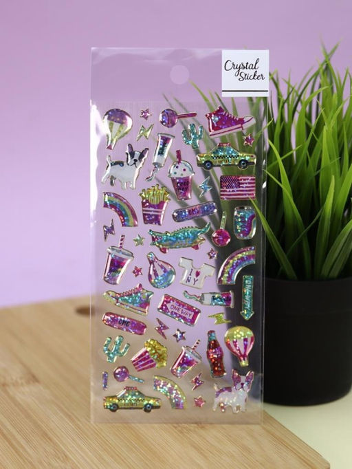 Наклейки объемные "Shiny dog" (20,5*9 см)