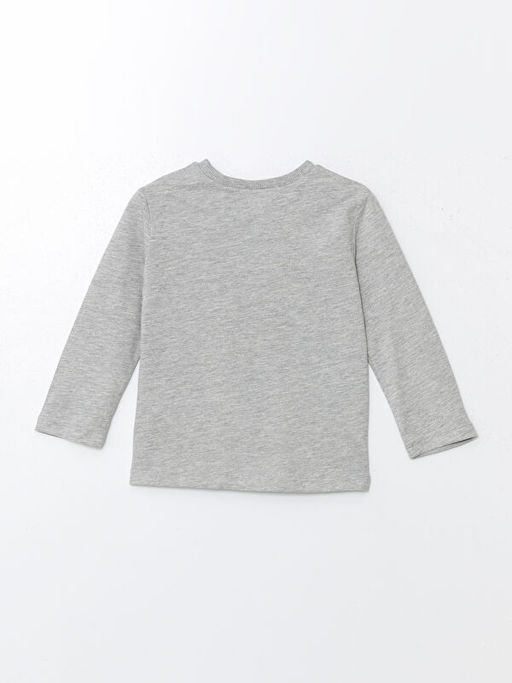 Bisiklet Yaka Uzun Kollu Erkek Bebek Ti??rt 2li - Waikiki фото 3