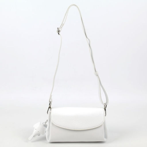 Женская кожаная сумка бочонок через плечо 0025-3 - Cidirro фото 3