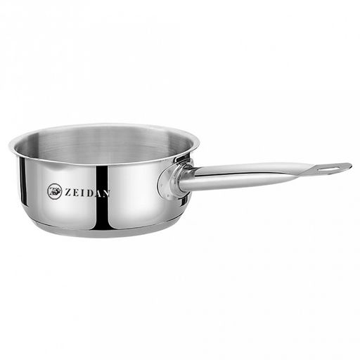 "Zeidan" Сотейник из нержавеющей стали 0,7л, д12см, наружная зеркальная полировка, внутренняя матовая полировка, 3-x слойное капсулированное индукционное дно (Китай) Подходит для всех видов плит, включая индукционную!