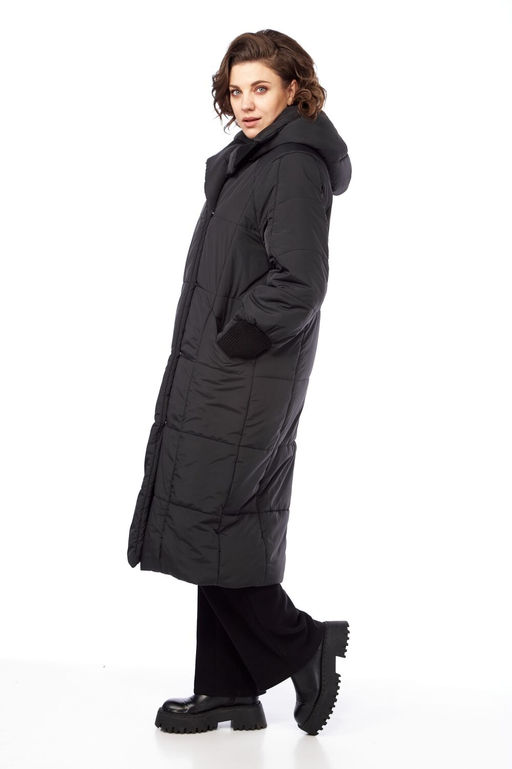 Пальто Diamant 2018 черный фото 4