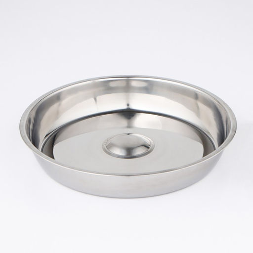 Крышка-Клош, 28×28×4.5 см, круглая, нержавеющая сталь