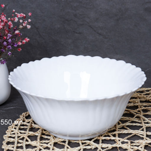 Тарелка глубокая суповая 550 мл 155 мм тарелка глубокая / LHKW60 (white) /уп 6/48/ YF