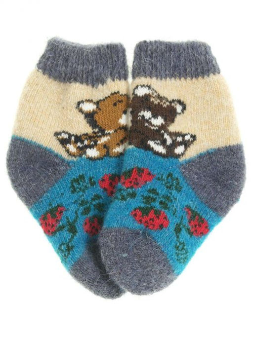 Носки детские "Медвежата с земляникой" 6260-3