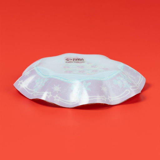 Салатник Доляна «Новогодняя ель», 400 мл, 19×3.7 см, стекло, красный