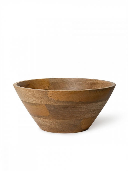 Тарелка деревянная D25 бежевый дерево акации