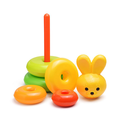 Пирамида "Зайка" 5 колец