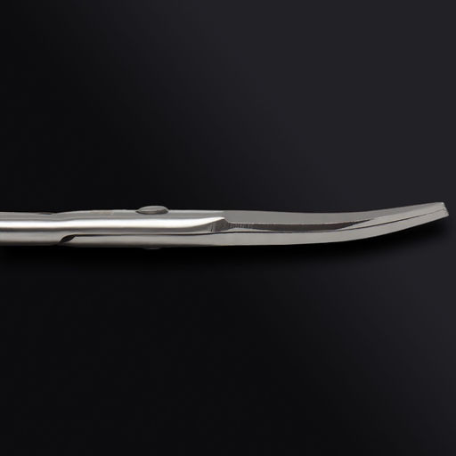 Ножницы маникюрные «Премиум», загнутые, узкие, 9 см, на блистере