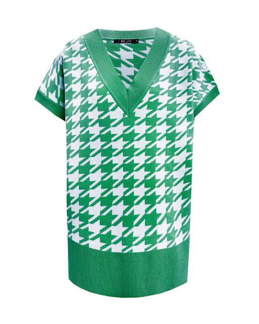 Жилет с орнаментом гусиные лапки - Incity фото 12