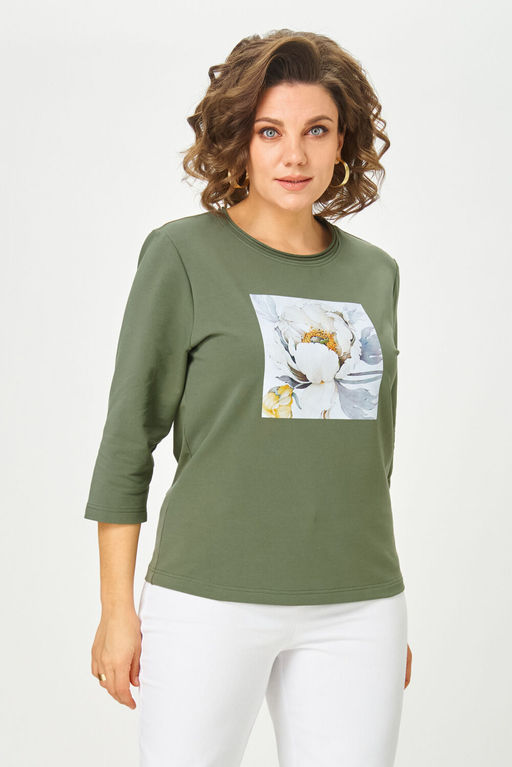 Джемпер Rumoda 2282 зеленый  фото 3