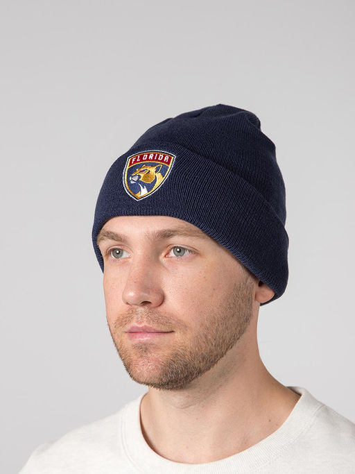 Шапка AMERICAN NEEDLE арт. 21019A-FLP Florida Panthers Cuffed Knit NHL (темно-синий)  фото 3