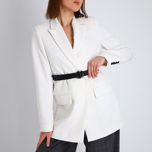 Ремень женский, ширина 3 см, пряжка металл, цвет чёрный - Simaland фото 2