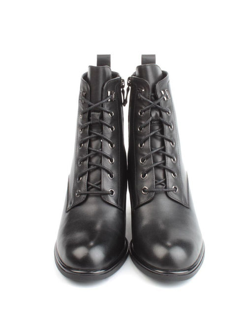 04-M3-2274 BLACK Ботинки зимние женские (натуральная кожа, натуральный мех) - Фабричный китай фото 9