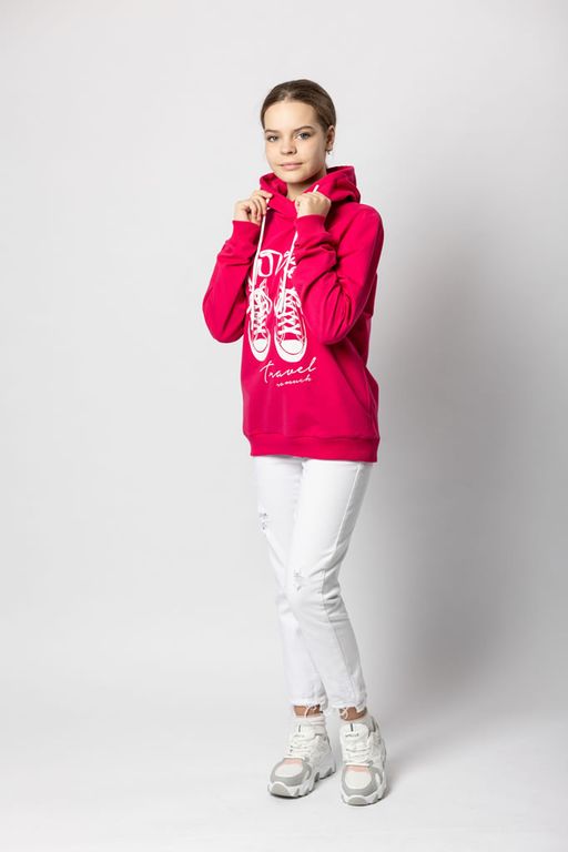 ФУТЕР 2х нитка Худи для девочки - Relay фото 2