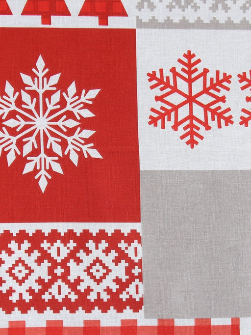 Постельное бельё евро «Этель» New Year's patchwork, бязь