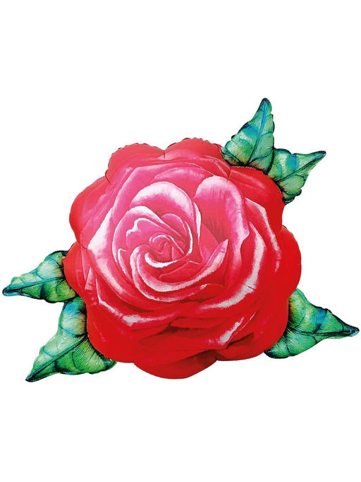 Цена за 2 шт. Воздушный шар фольгированный 32" «Акварельная роза», фигура