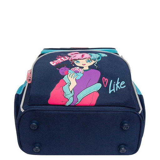 RAm-484-6 Рюкзак школьный с мешком - Grizzly фото 45