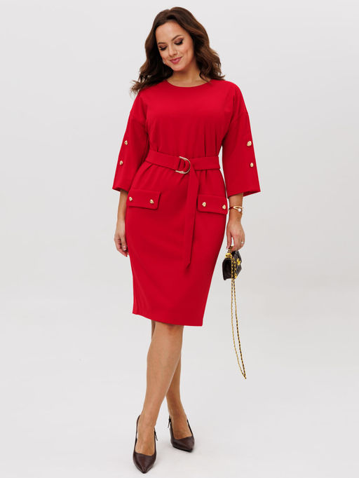 Платье Galean Style 998 красный