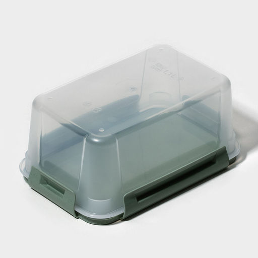 Контейнер пищевой Lock&Ok, 1.1 л, 18.612.28.1 см, пластик, светло-серый - Simaland фото 6