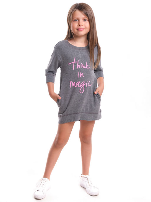 Платье для девочки UD 2744 графит - Mini maxi фото 2