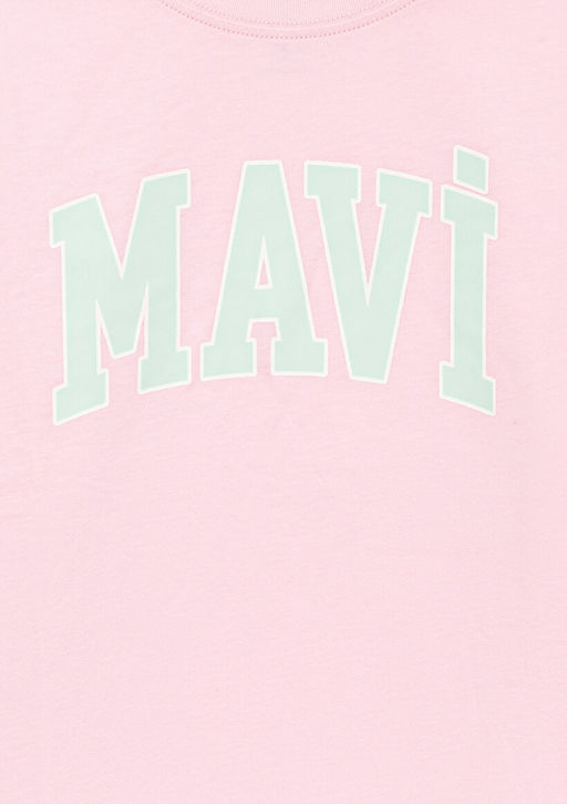 Mavi Logo Bask?l? Pembe Tisort  фото 3