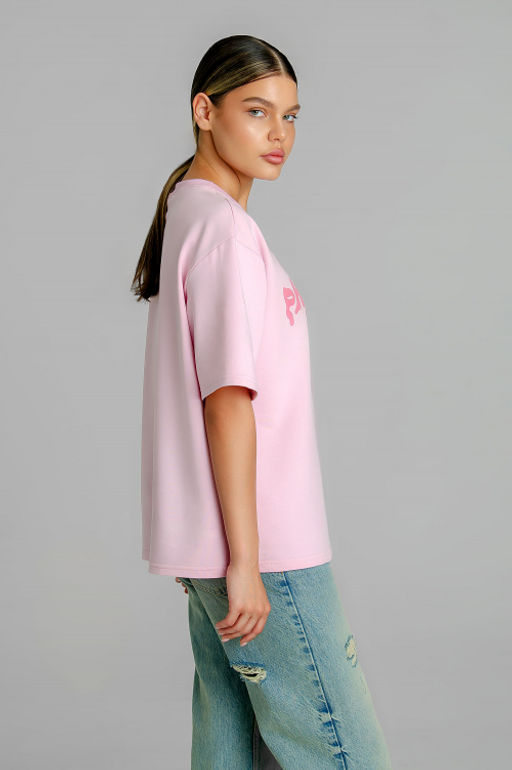 Арт. 3-303 Футболка женская  44-50 (4 шт) Цвет:розовый
