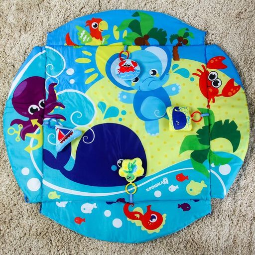 Игровой коврик для детей Манеж, диаметр 85 см, виды МИКС, Крошка Я  фото 7