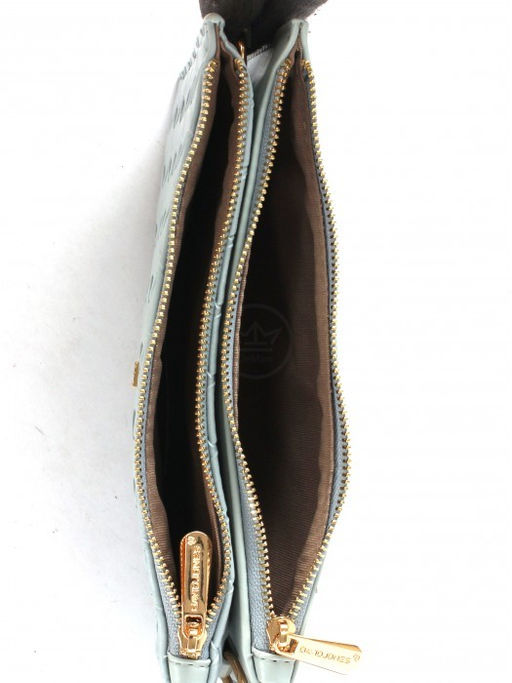 Сумка женская искусственная кожа DJ-СМ 7463-STARLIGHT BLUE, 3отд, плечевой ремень, голубой SALE 265269 - Adelia фото 7