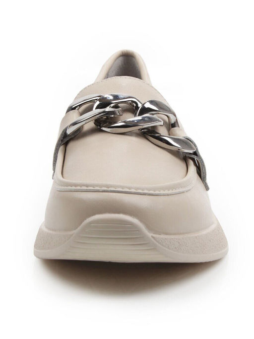 06-YG107-2 BEIGE Туфли женские (натуральная кожа)