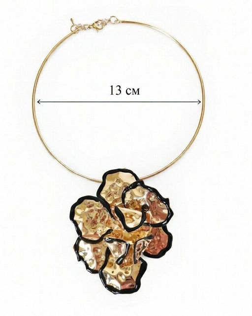 Комплект: колье-обруч и серьги