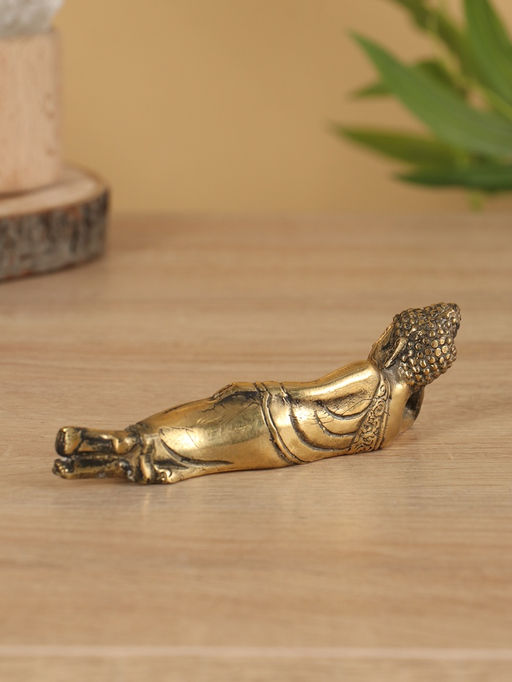 Сувенир «Спящий Будда», 13×3×4 см, бронза