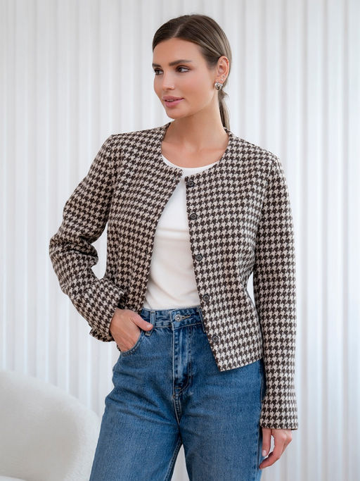 16-226 Жакет - Вишня фото 3