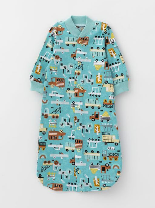 Комбинезон конверт для малыша, синий/радуга - Lesi kids фото 14