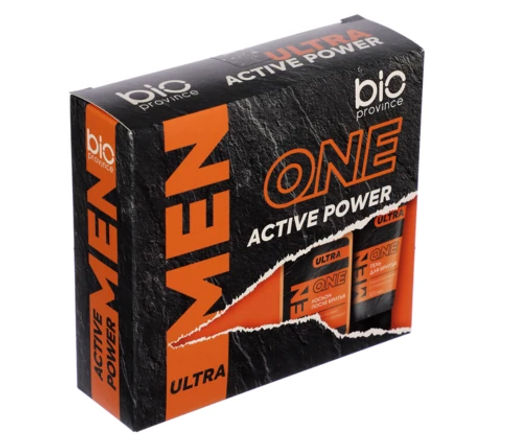 BIOPROVINCE набор ONE MEN (гель д/бритья 120мл+лосьон п/бритья 140мл)