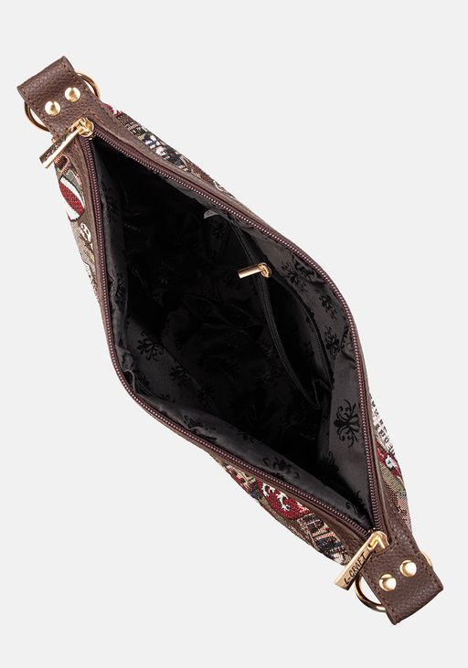 Сумка Модель №1493 | гобелен | | коричневый цветной | Чехия | 31363 - L-craft фото 6