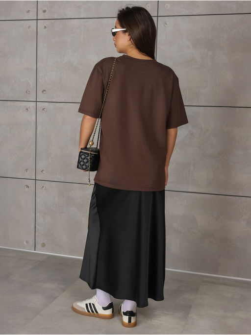 Футболка "Базовая" Шоколад женская