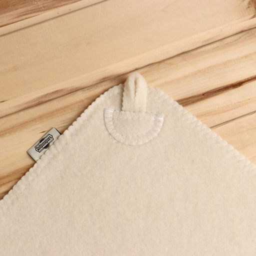 Набор для бани "Будёновец" шапка, коврик, рукавица