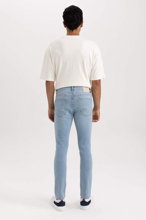 Джинсовые брюки скинни Carlo очень узкого кроя с нормальной талией и очень узкими штанинами - Defacto фото 7