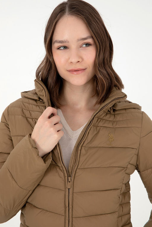 Женское пальто цвета хаки - U.s. polo assn фото 2