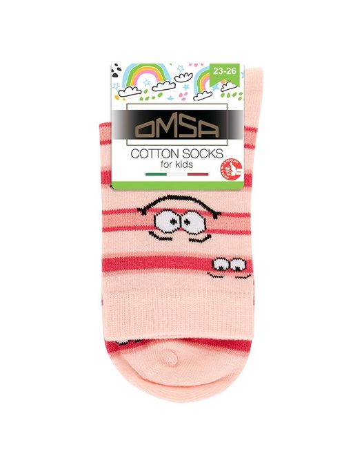 OMSA kids Calzino 21P67 (глазки) - rosa
