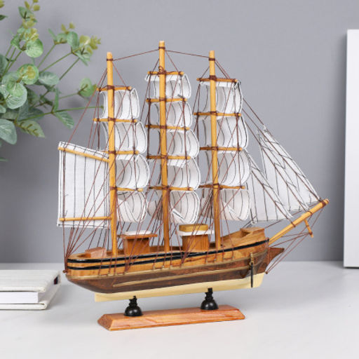 Макет парусного корабля 32х32 см / 6806G /уп 18/ - Галеонтрейд фото 2